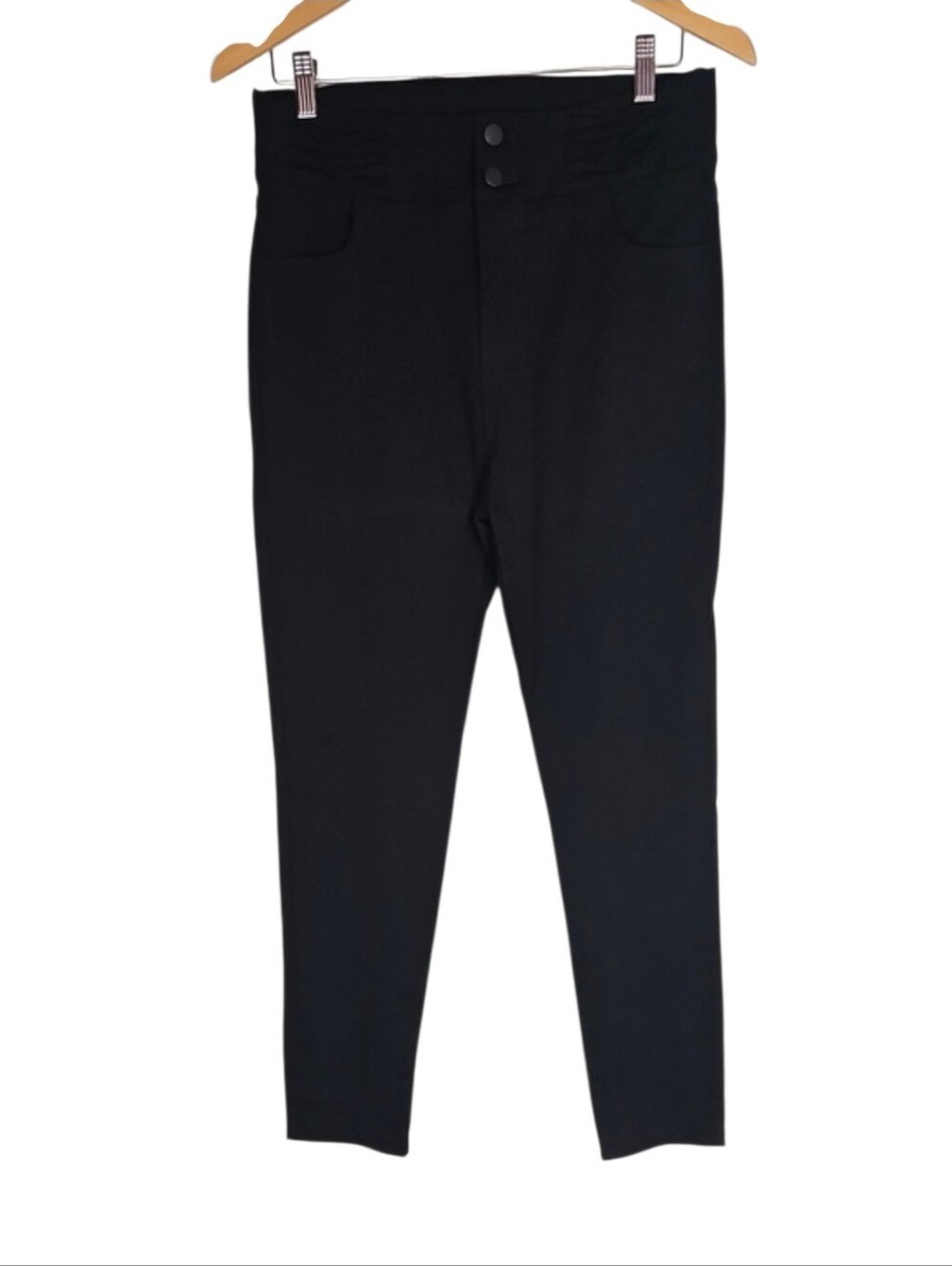 Women's Black Skinny Stretch Dress Pants Work or Casual High Rise Size XL